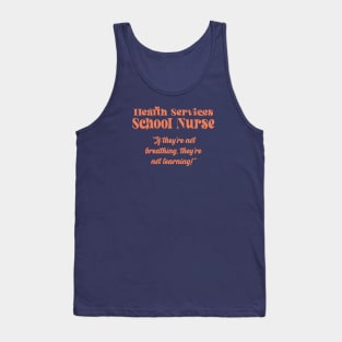 Health Services School Nurse Tank Top